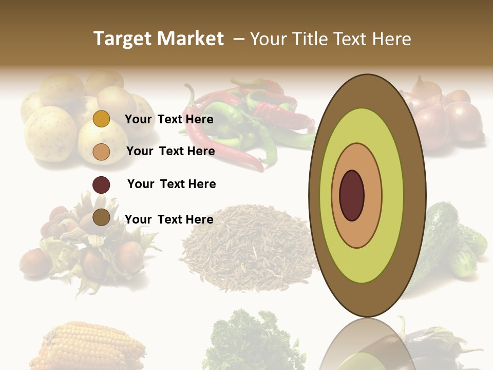 Garden Nut Low Calorie PowerPoint Template