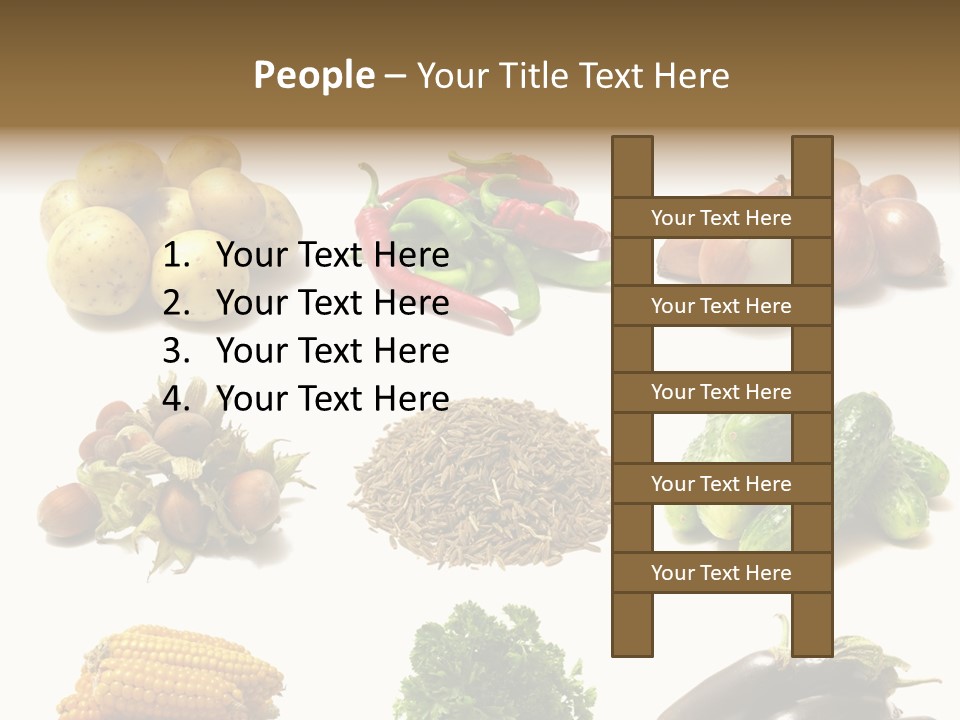 Garden Nut Low Calorie PowerPoint Template