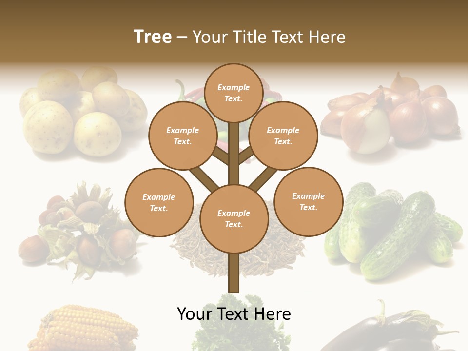Garden Nut Low Calorie PowerPoint Template