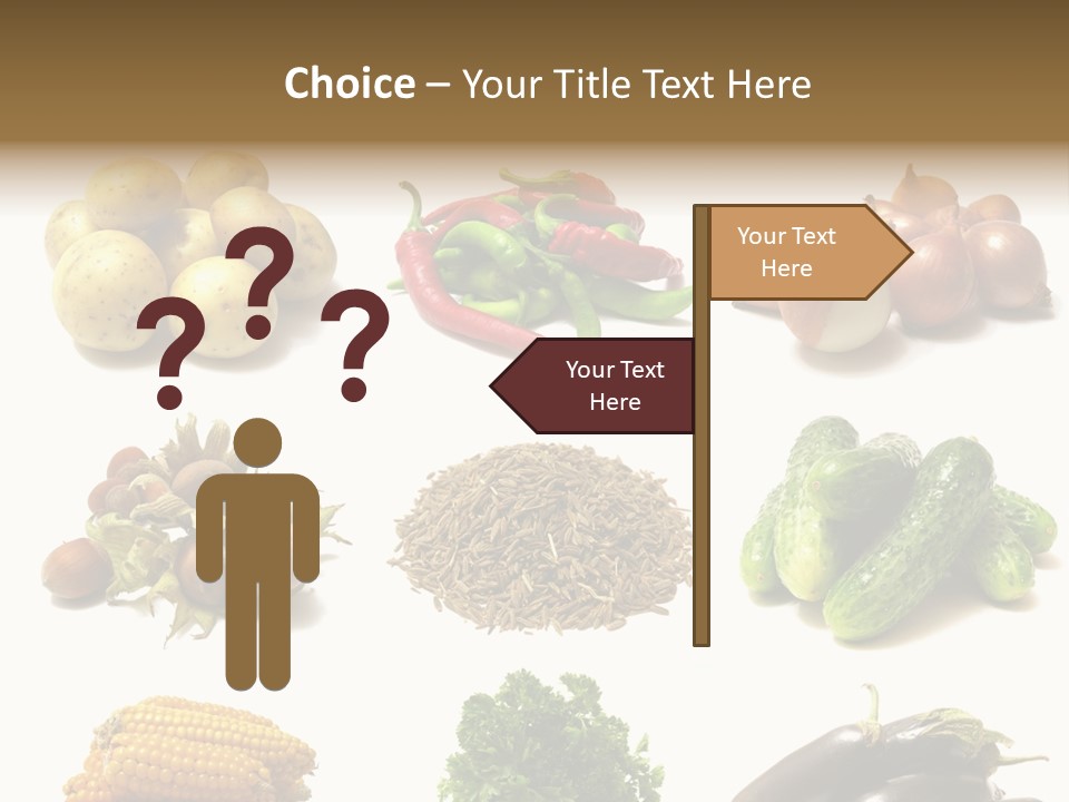 Garden Nut Low Calorie PowerPoint Template