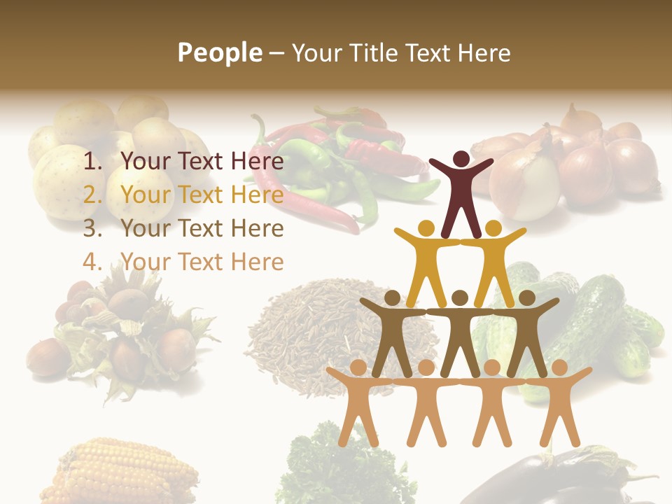 Garden Nut Low Calorie PowerPoint Template