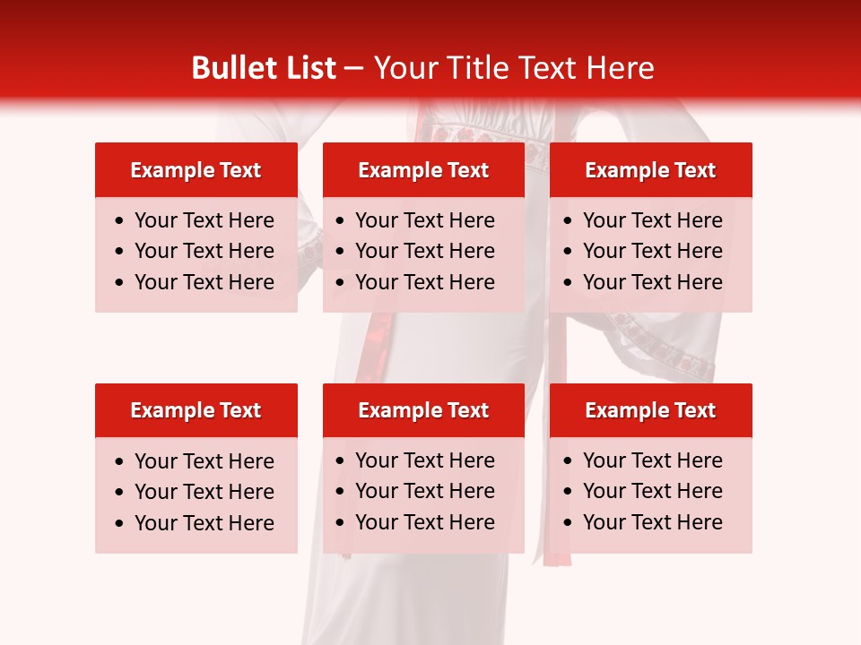 Costume Europe Ukrainian PowerPoint Template