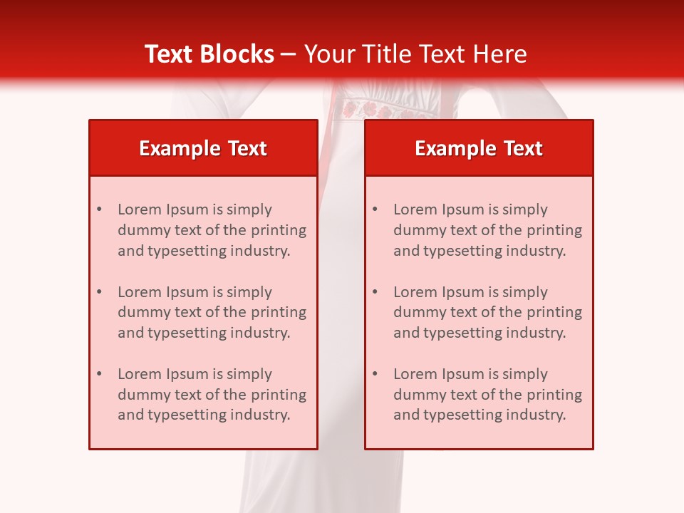 Costume Europe Ukrainian PowerPoint Template