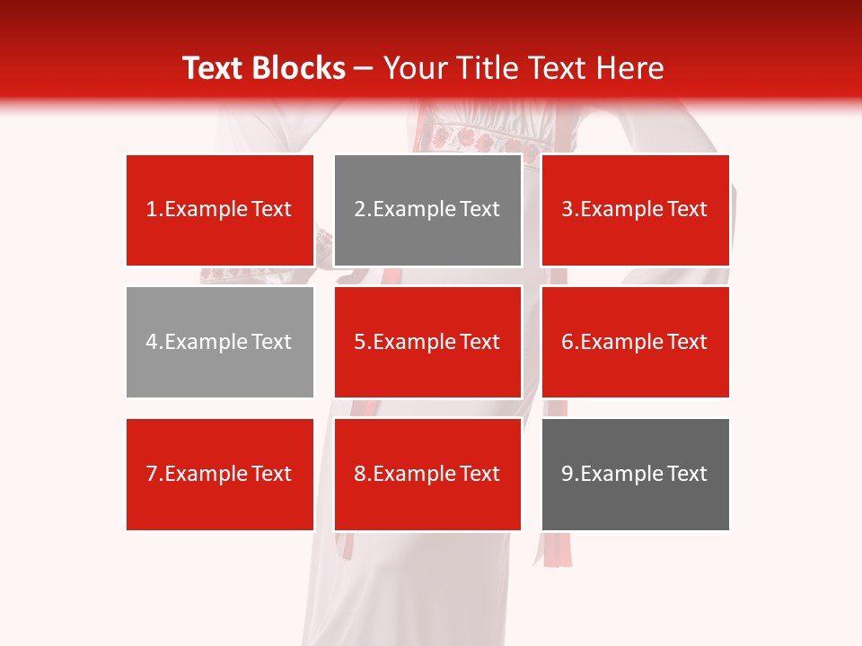 Costume Europe Ukrainian PowerPoint Template