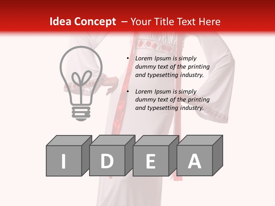 Costume Europe Ukrainian PowerPoint Template