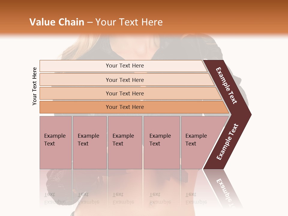 Beautiful Jeans Portrait PowerPoint Template