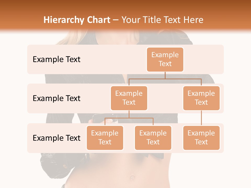 Beautiful Jeans Portrait PowerPoint Template