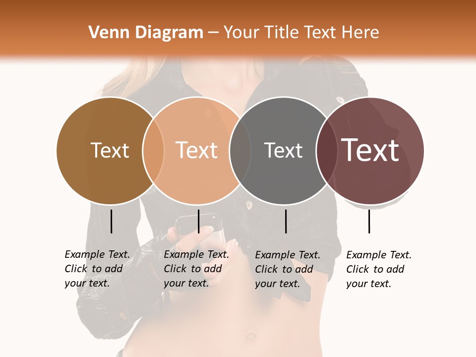 Beautiful Jeans Portrait PowerPoint Template