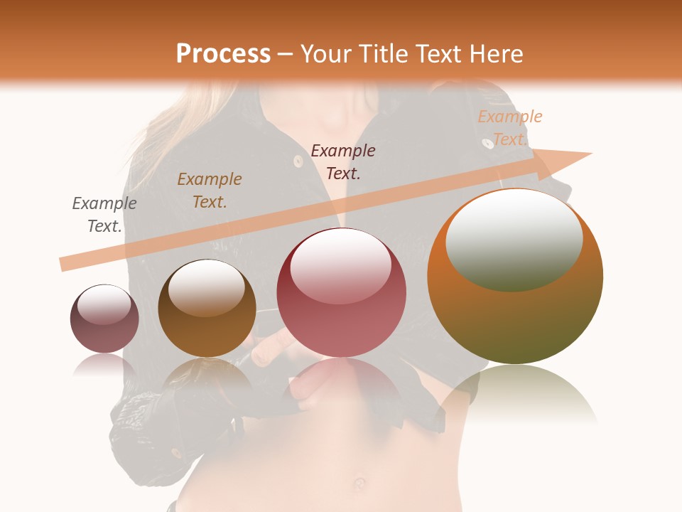 Beautiful Jeans Portrait PowerPoint Template