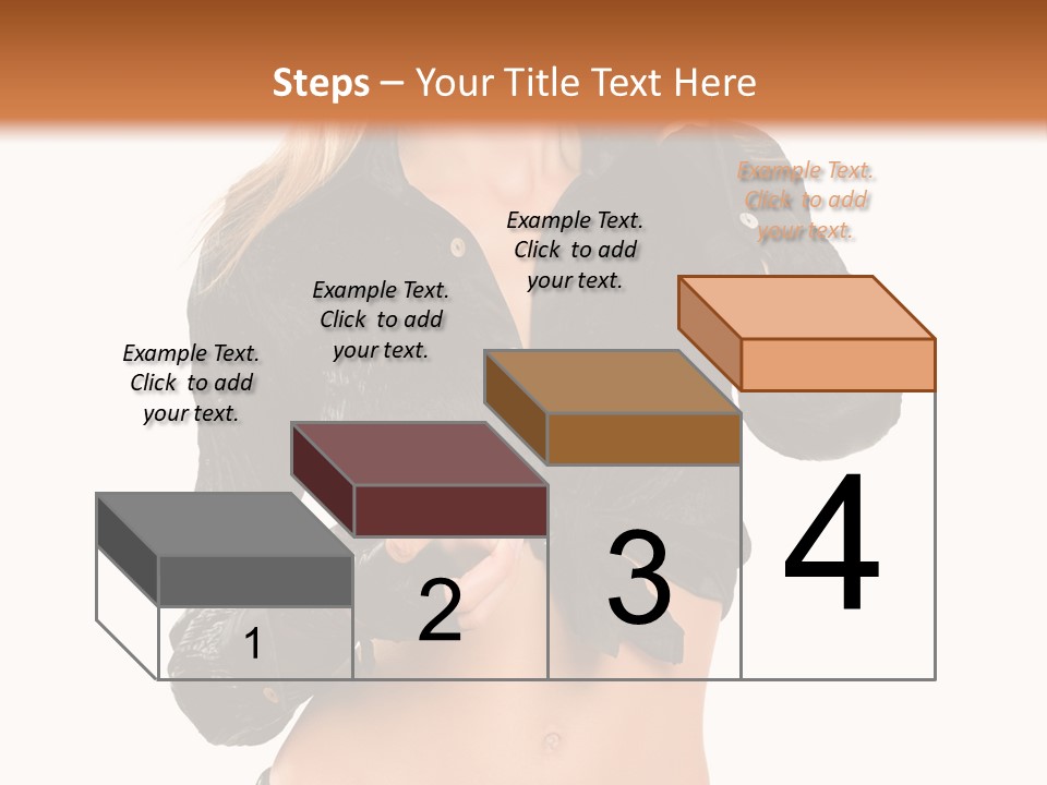 Beautiful Jeans Portrait PowerPoint Template