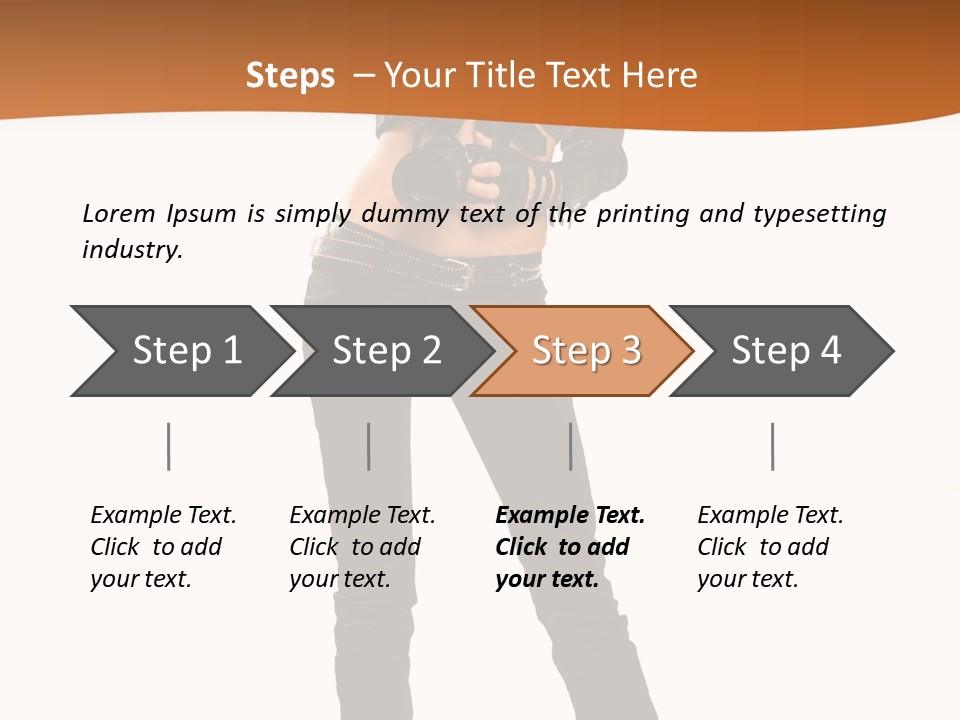 Lady Pretty Hobby PowerPoint Template
