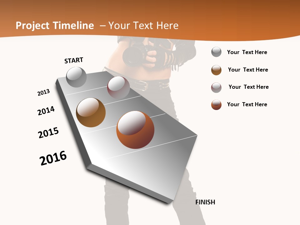 Lady Pretty Hobby PowerPoint Template