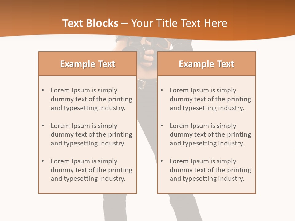 Lady Pretty Hobby PowerPoint Template