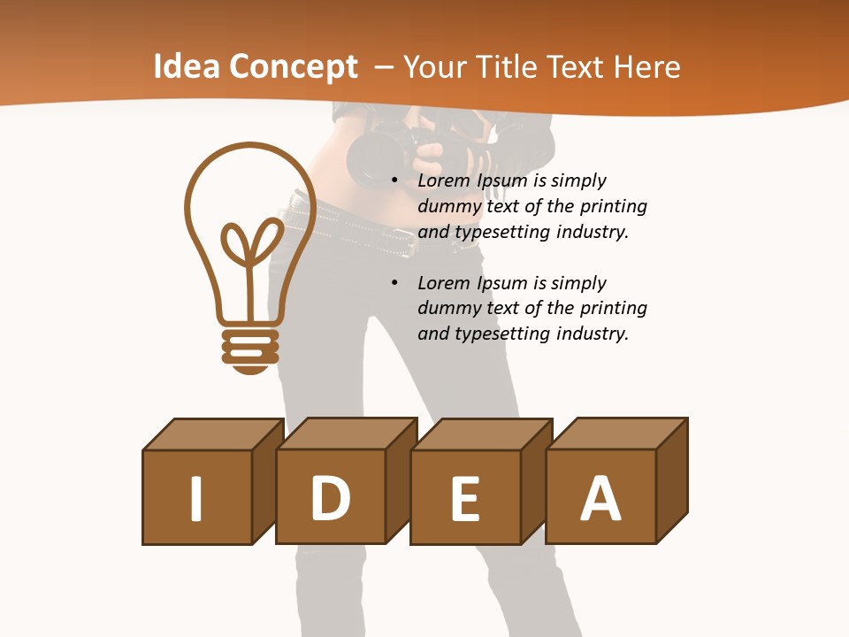 Lady Pretty Hobby PowerPoint Template