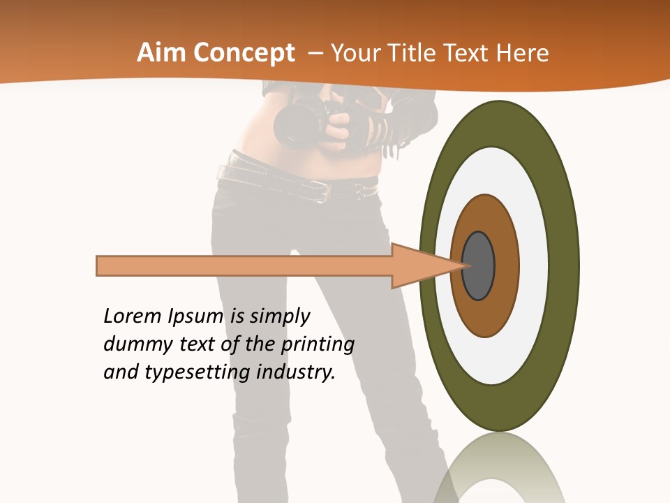 Lady Pretty Hobby PowerPoint Template