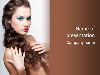 Make Hairdo Elegant PowerPoint Template