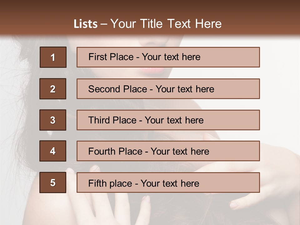 Make Hairdo Elegant PowerPoint Template