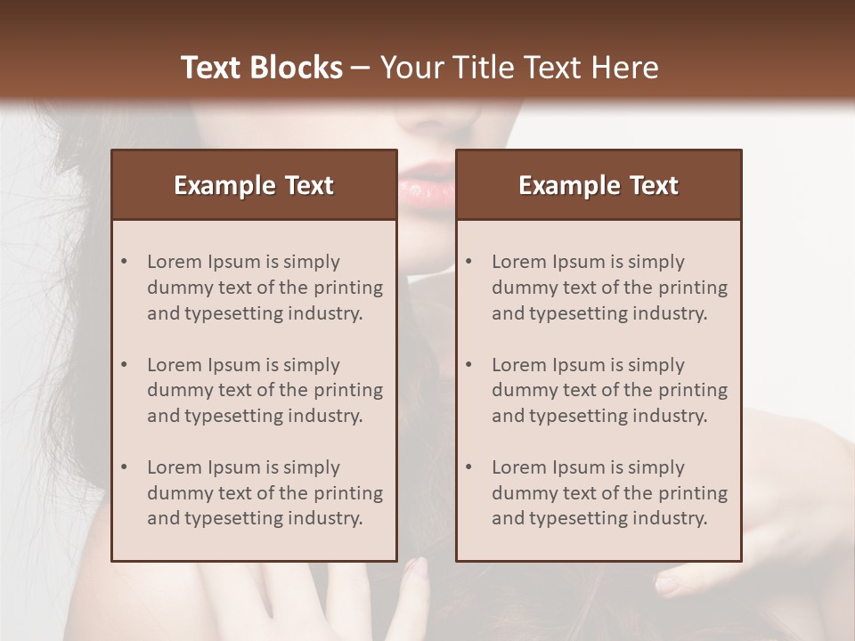 Make Hairdo Elegant PowerPoint Template