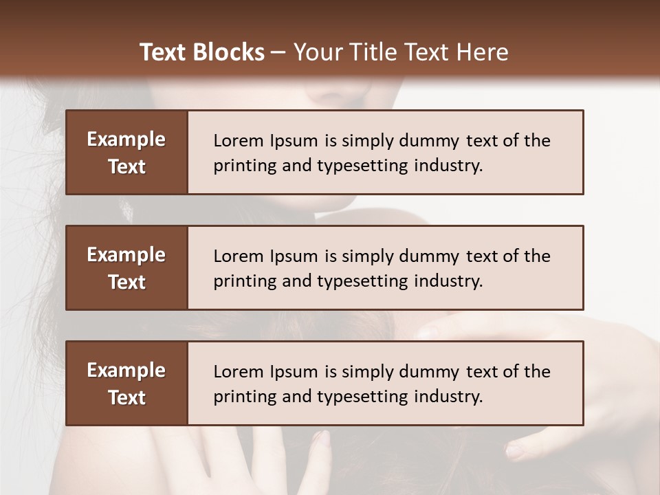 Make Hairdo Elegant PowerPoint Template