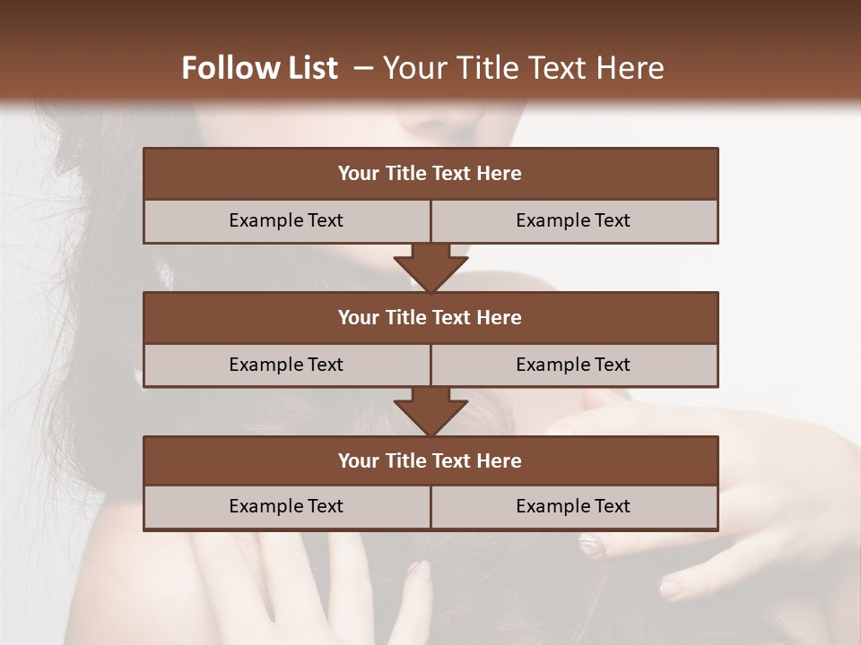 Make Hairdo Elegant PowerPoint Template