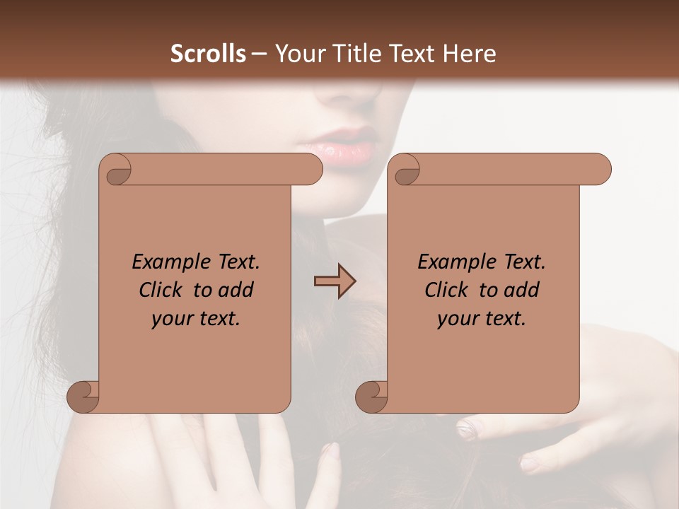 Make Hairdo Elegant PowerPoint Template