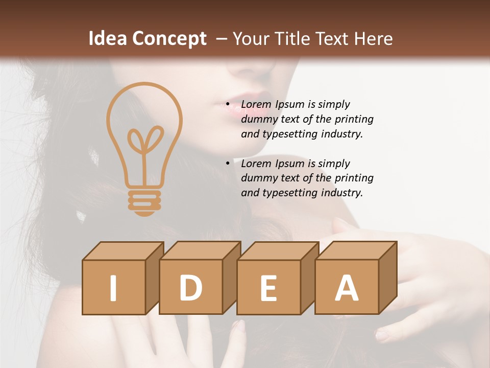 Make Hairdo Elegant PowerPoint Template