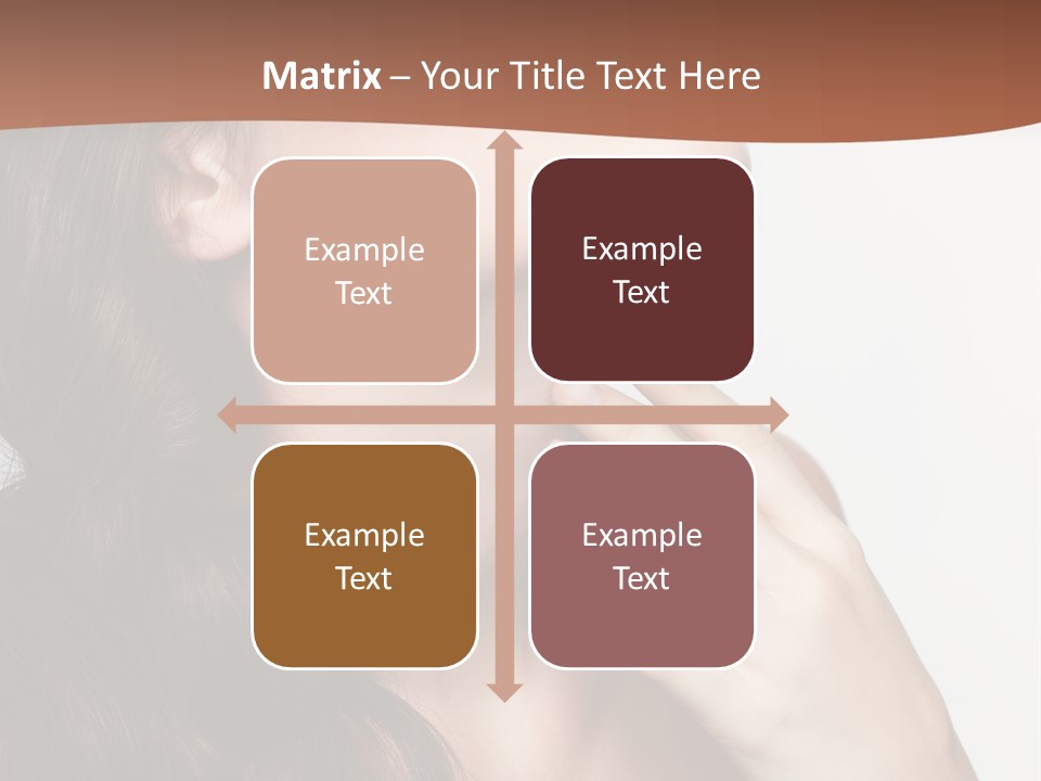 Young Caucasian Skin PowerPoint Template