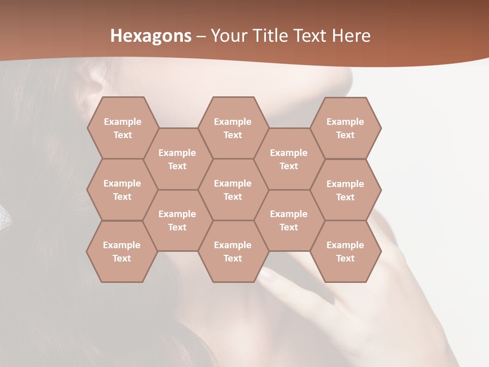 Young Caucasian Skin PowerPoint Template