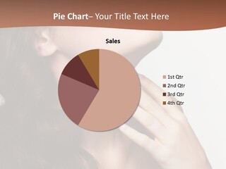 Young Caucasian Skin PowerPoint Template