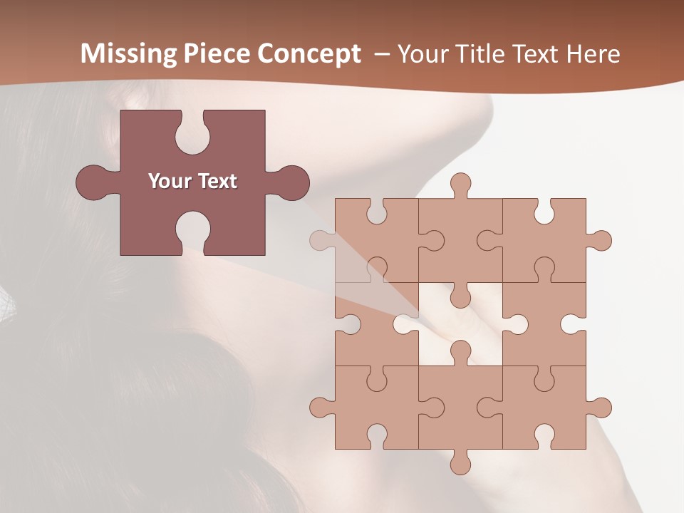 Young Caucasian Skin PowerPoint Template