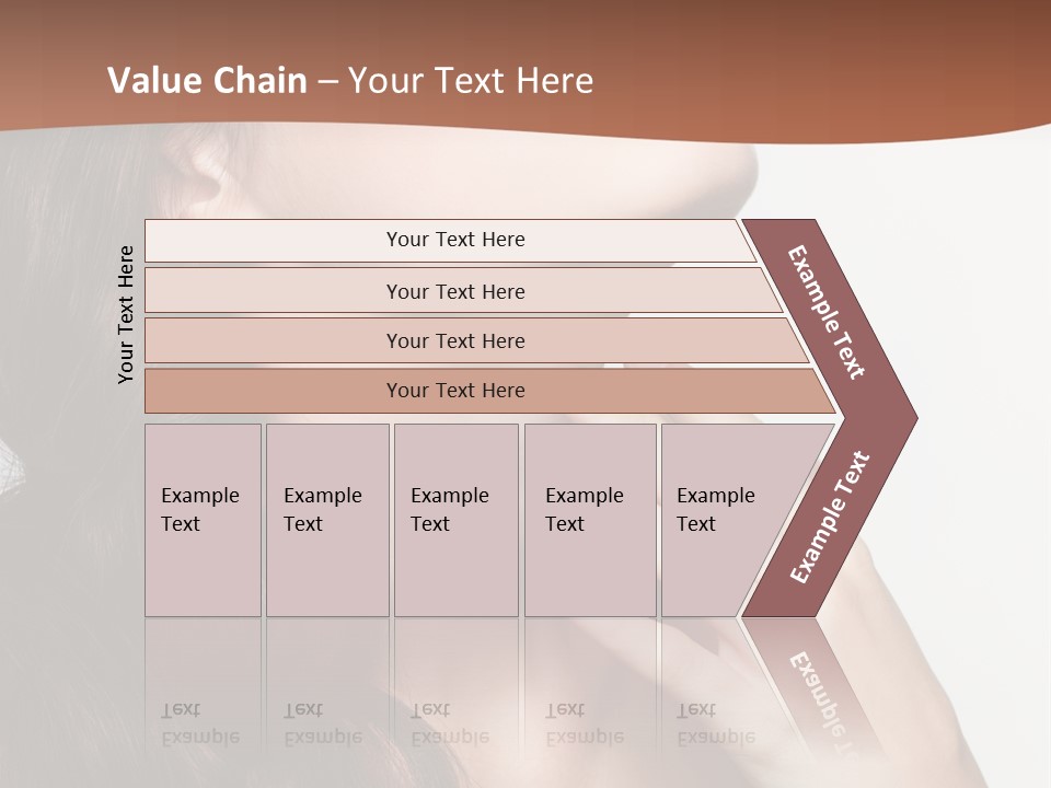 Young Caucasian Skin PowerPoint Template