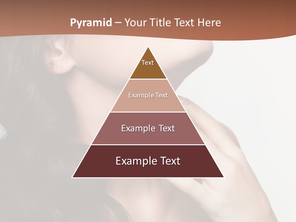 Young Caucasian Skin PowerPoint Template