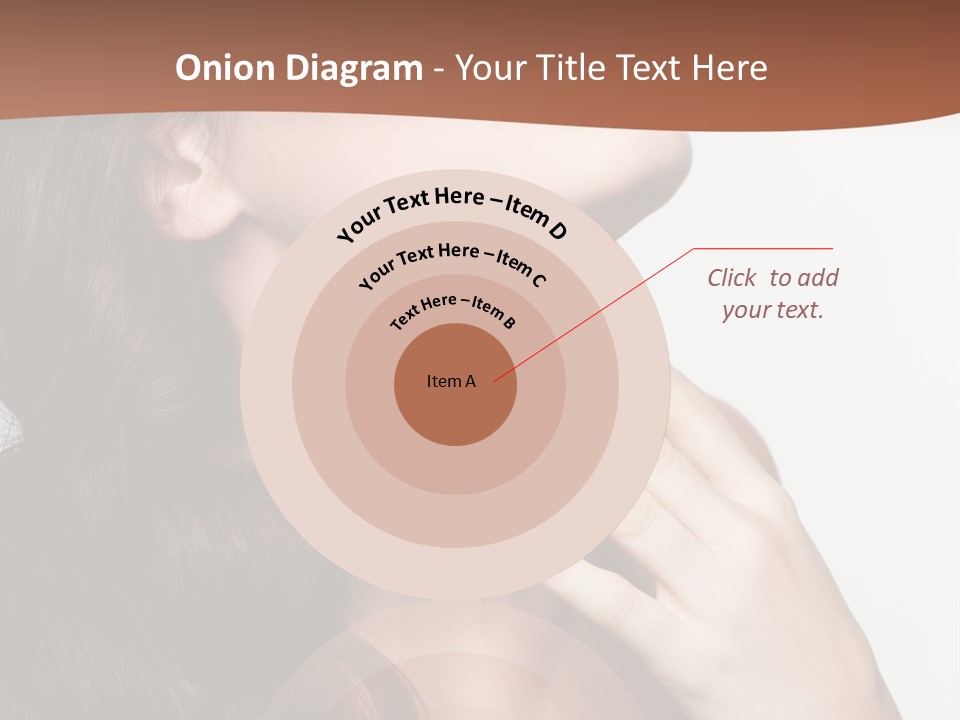 Young Caucasian Skin PowerPoint Template