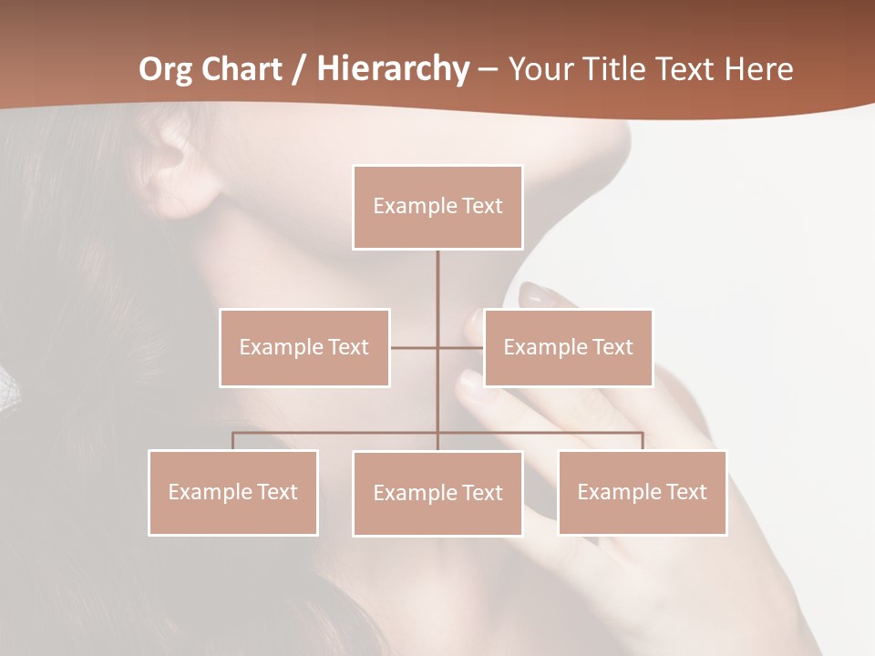 Young Caucasian Skin PowerPoint Template