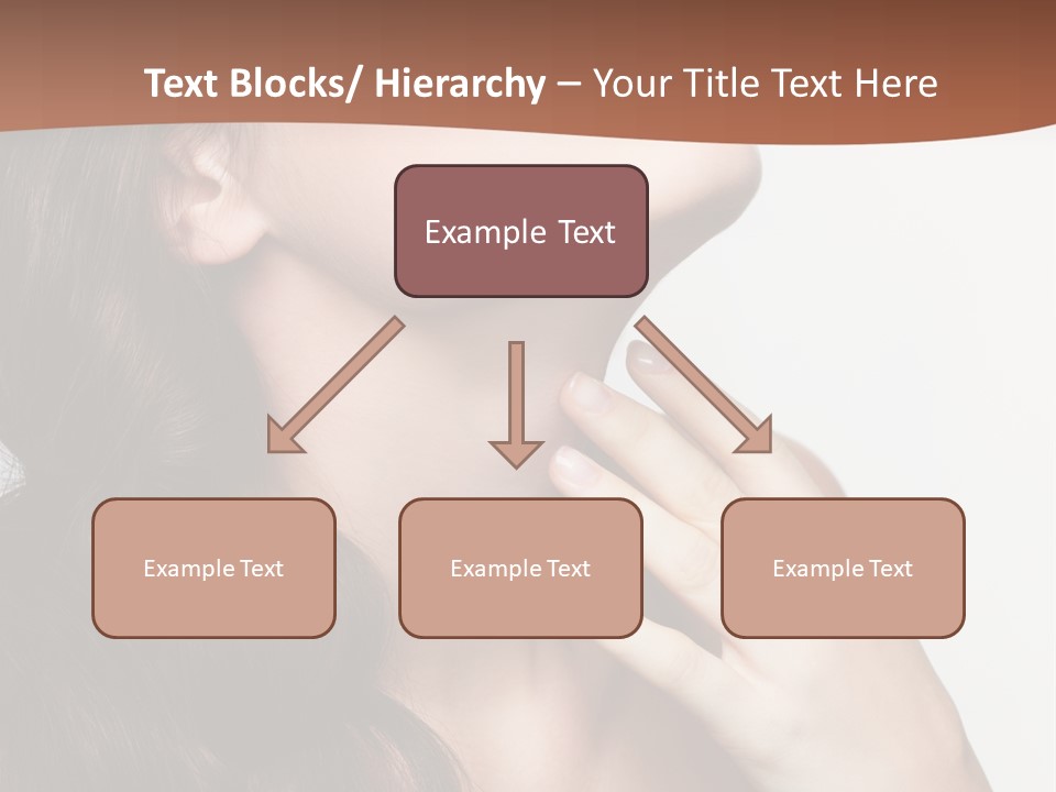 Young Caucasian Skin PowerPoint Template