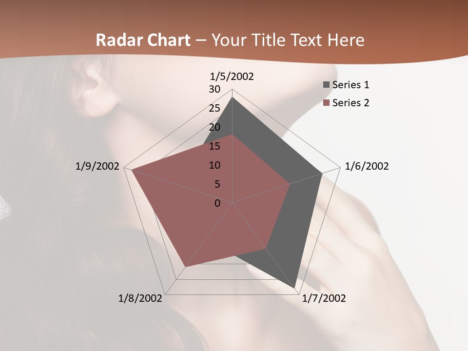 Young Caucasian Skin PowerPoint Template