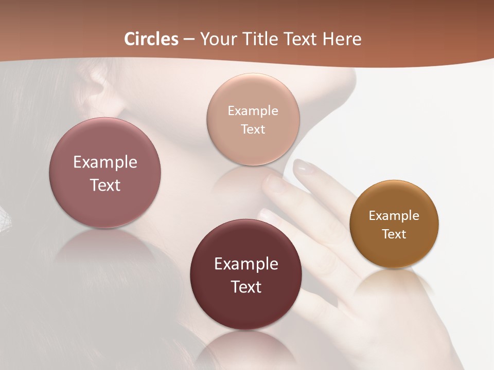 Young Caucasian Skin PowerPoint Template