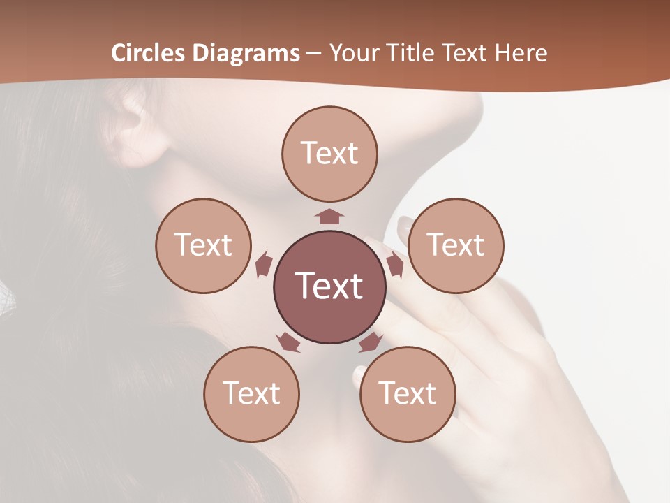 Young Caucasian Skin PowerPoint Template