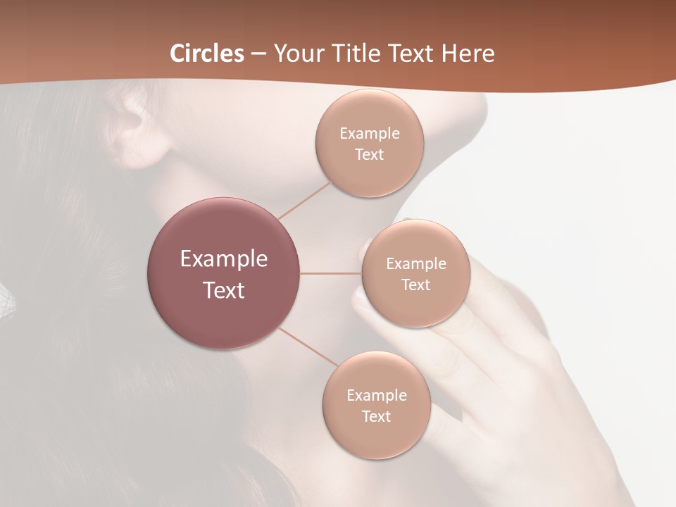 Young Caucasian Skin PowerPoint Template