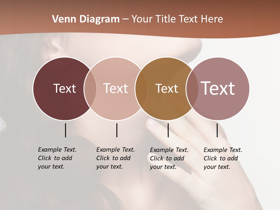 Young Caucasian Skin PowerPoint Template