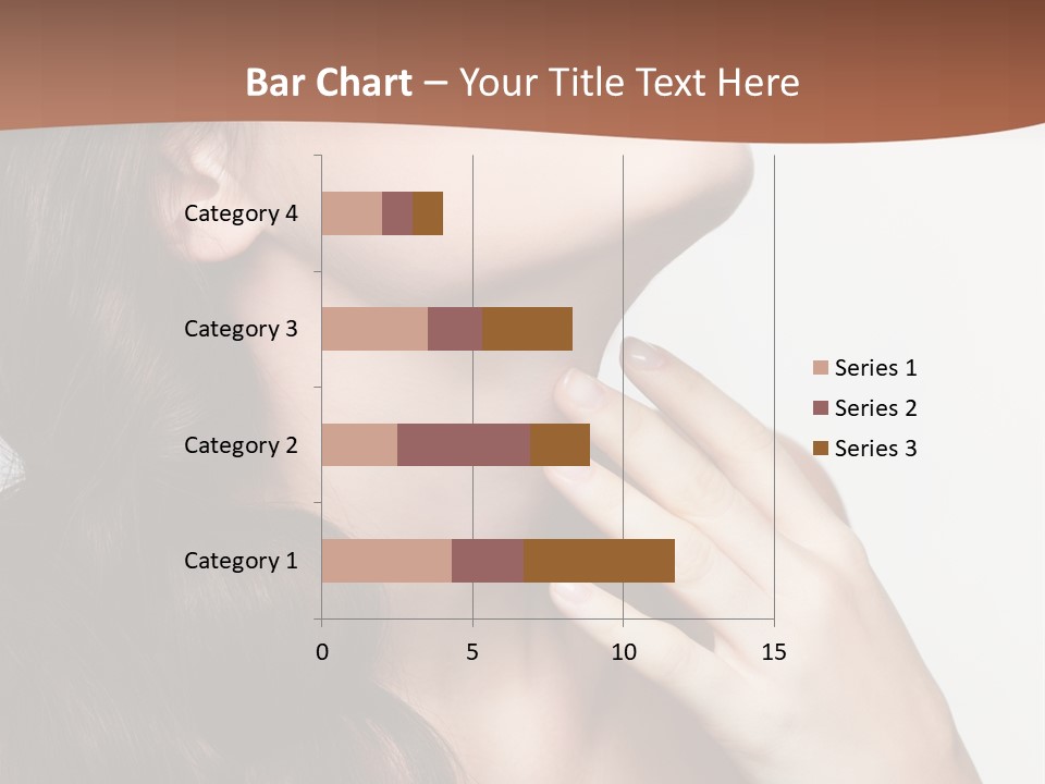 Young Caucasian Skin PowerPoint Template