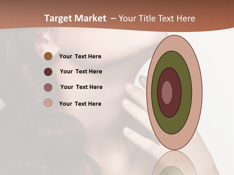 Young Caucasian Skin PowerPoint Template