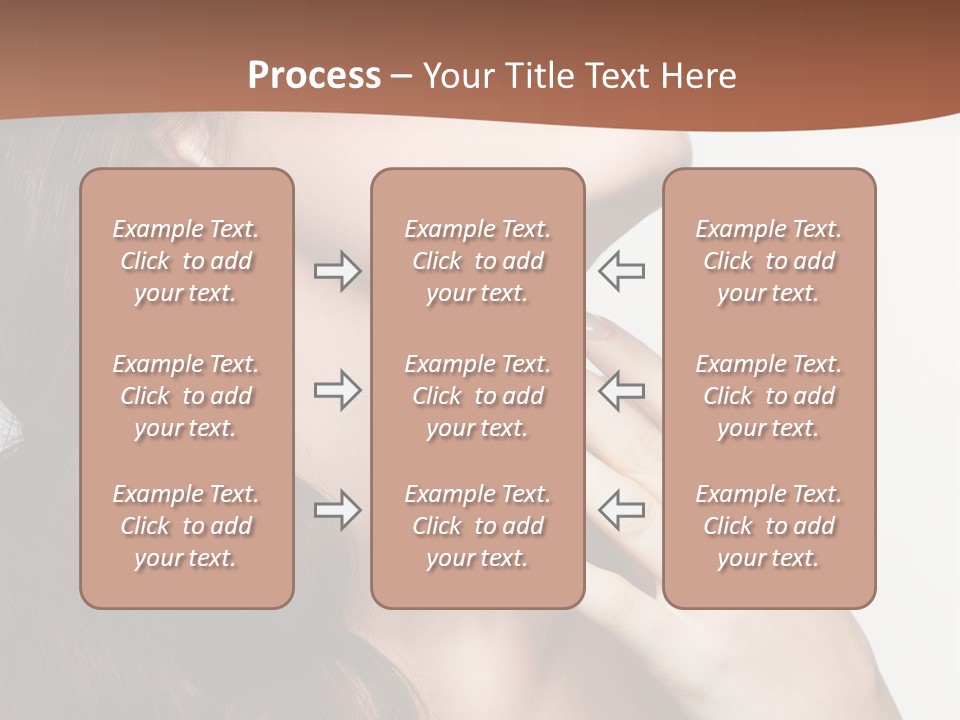 Young Caucasian Skin PowerPoint Template