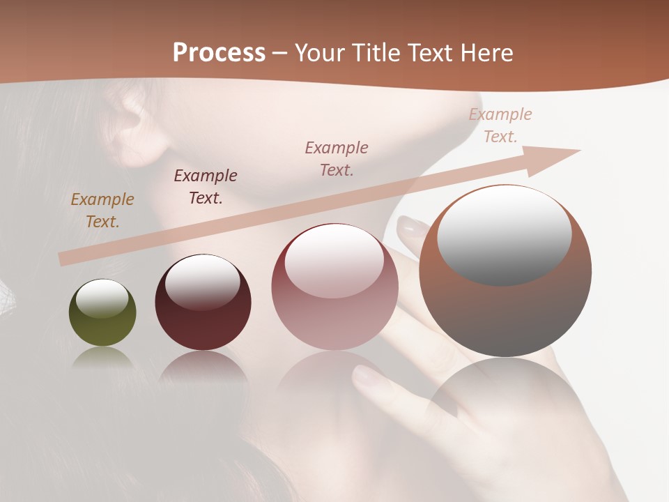 Young Caucasian Skin PowerPoint Template