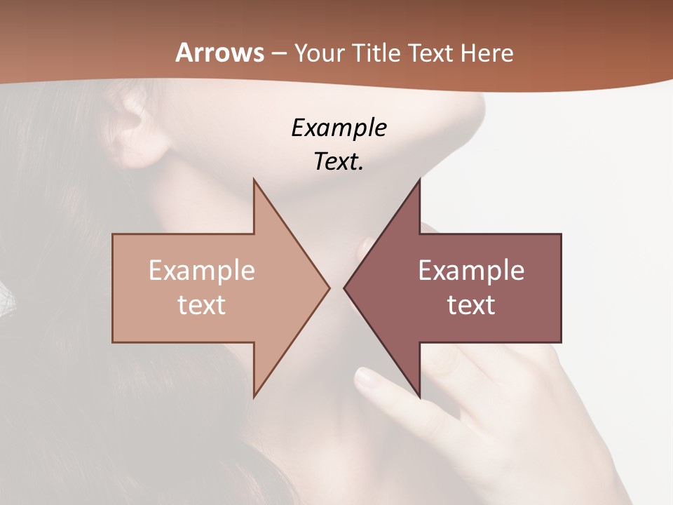 Young Caucasian Skin PowerPoint Template