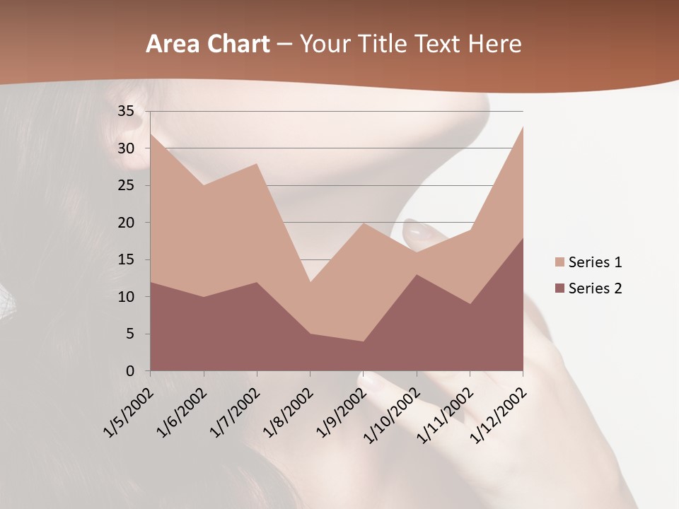 Young Caucasian Skin PowerPoint Template