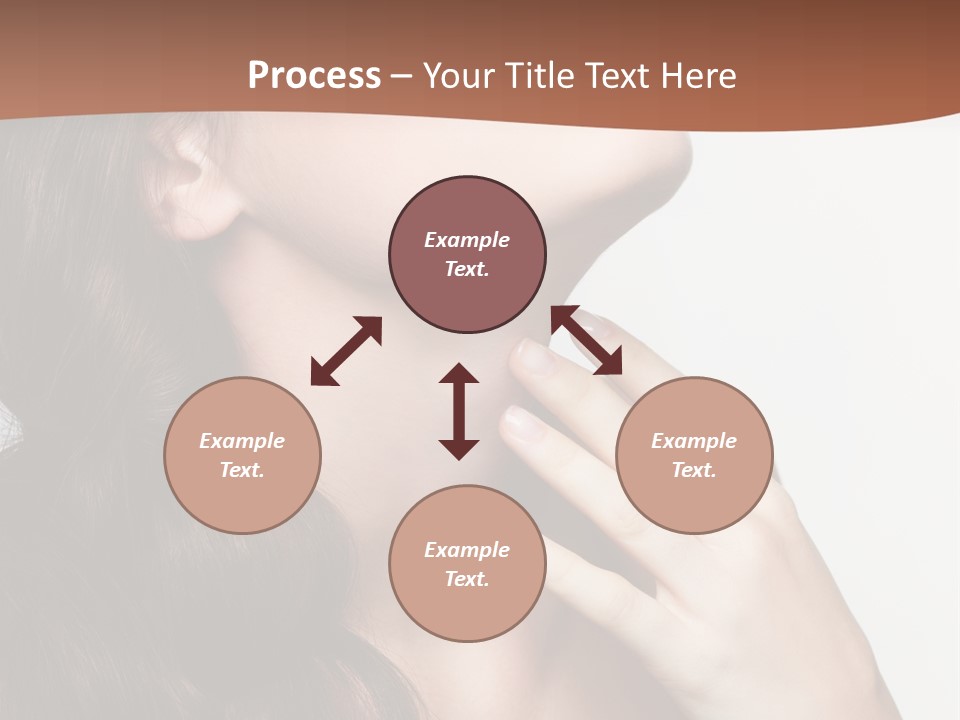 Young Caucasian Skin PowerPoint Template