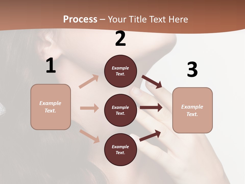 Young Caucasian Skin PowerPoint Template