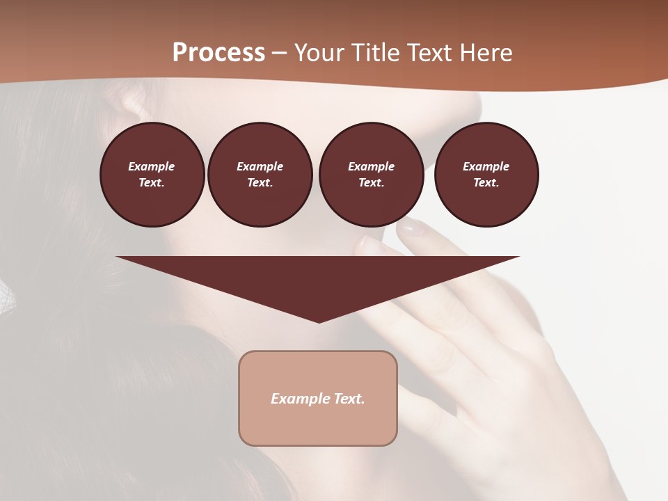 Young Caucasian Skin PowerPoint Template