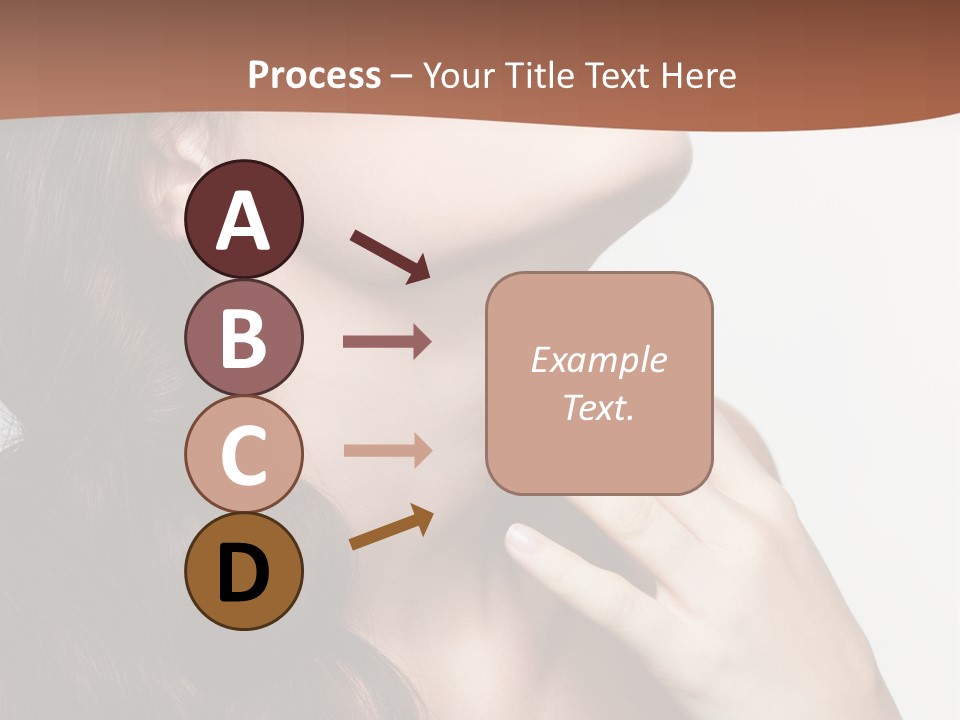 Young Caucasian Skin PowerPoint Template